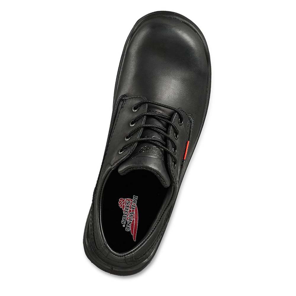 Red Wing King Toe® Safety Toe Men's Oxfords Shoes Black | ZA 189YXF